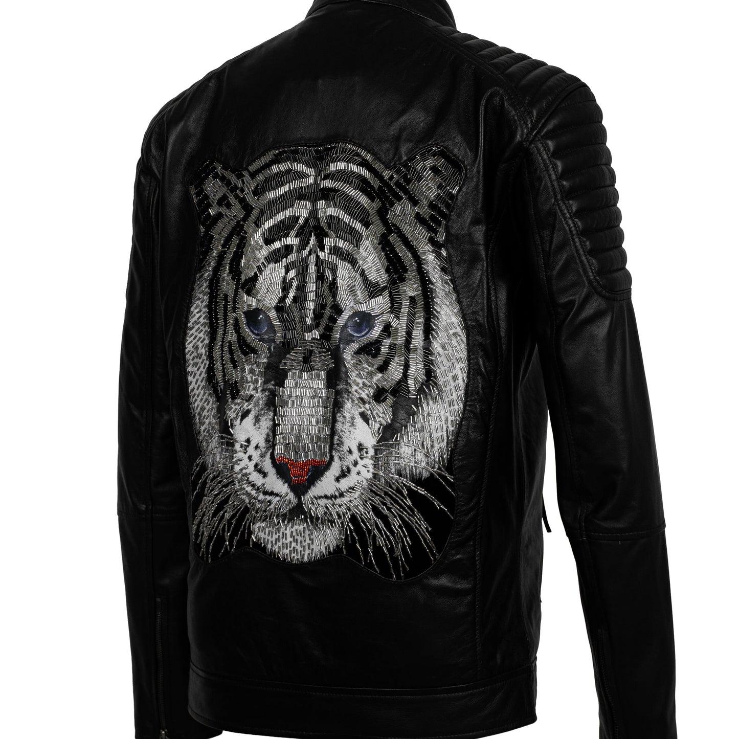 Panthera Luxe Pearl Leather Jacket