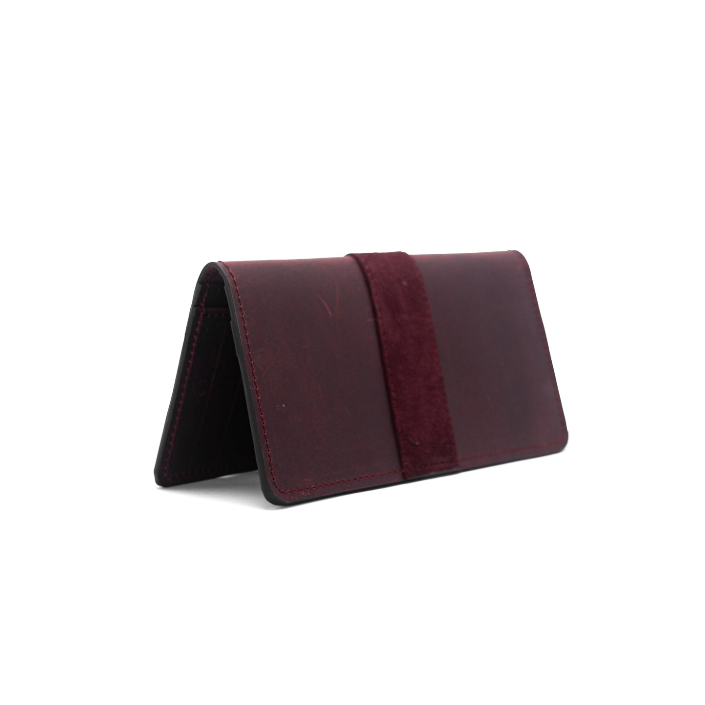 Heritage Buffalo Leather Wallet with Goat Suede Lining