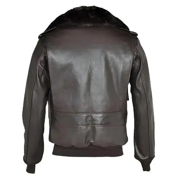 Men’s A-2 Cowhide Leather Flight Bomber Jacket