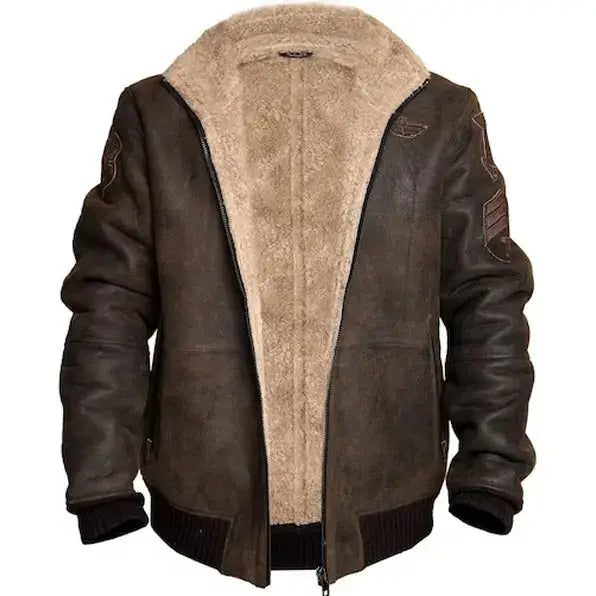 Men’s B3 RAF Aviator Shearling Bomber Jacket