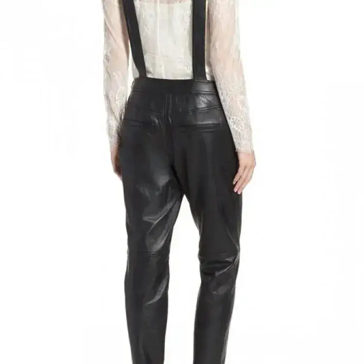 Lambskin Leather Romper