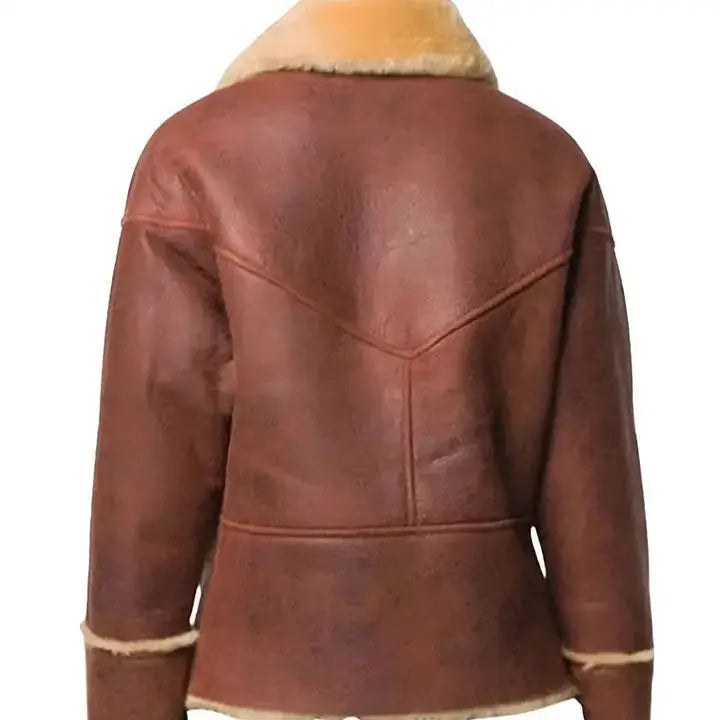 Women’s Julien Calloway Leather Shearling Jacket – Gossip Girl Inspired