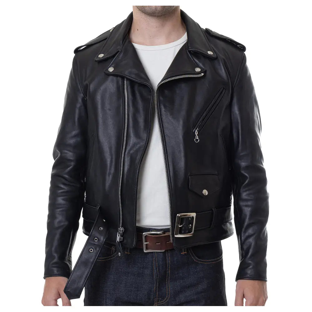 Men’s Retro Motorcycle Leather Jacket