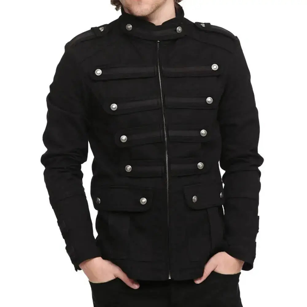 Men’s Military Goth Vintage Jacket