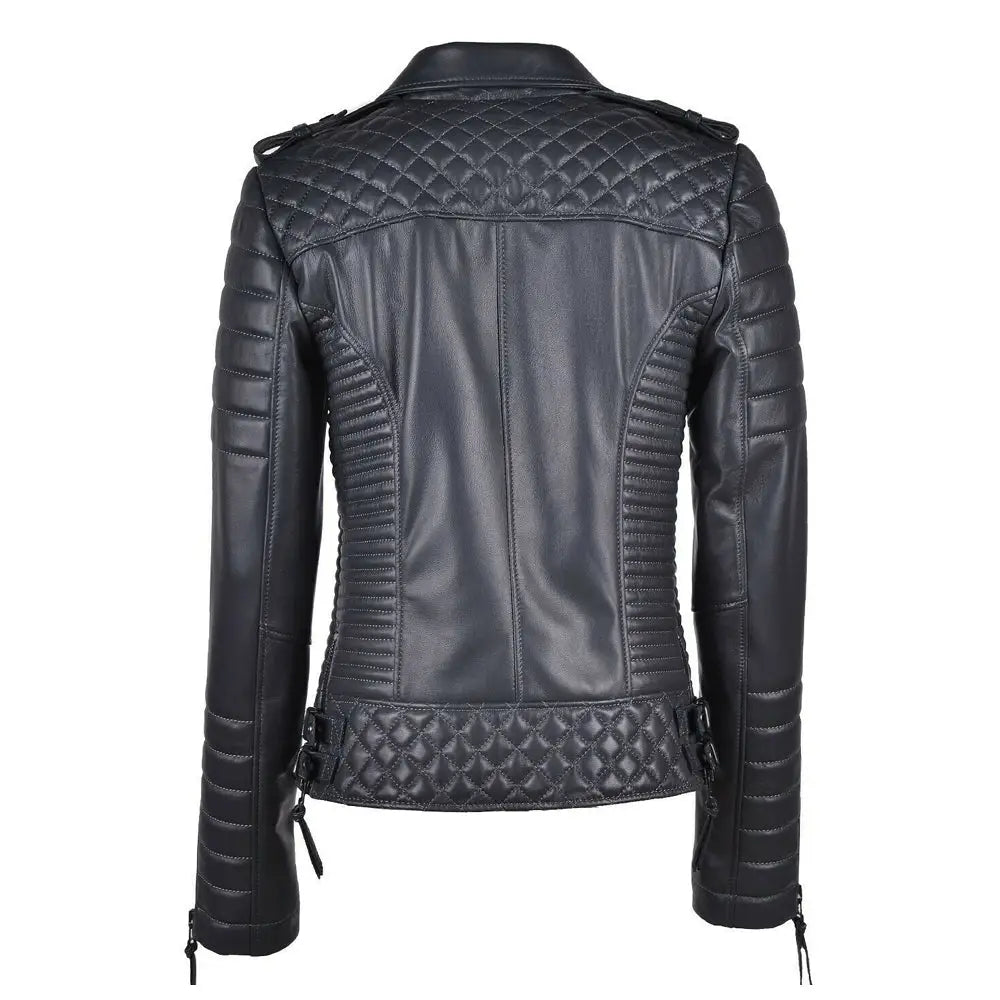 Women’s Leather Motorcycle Jacket