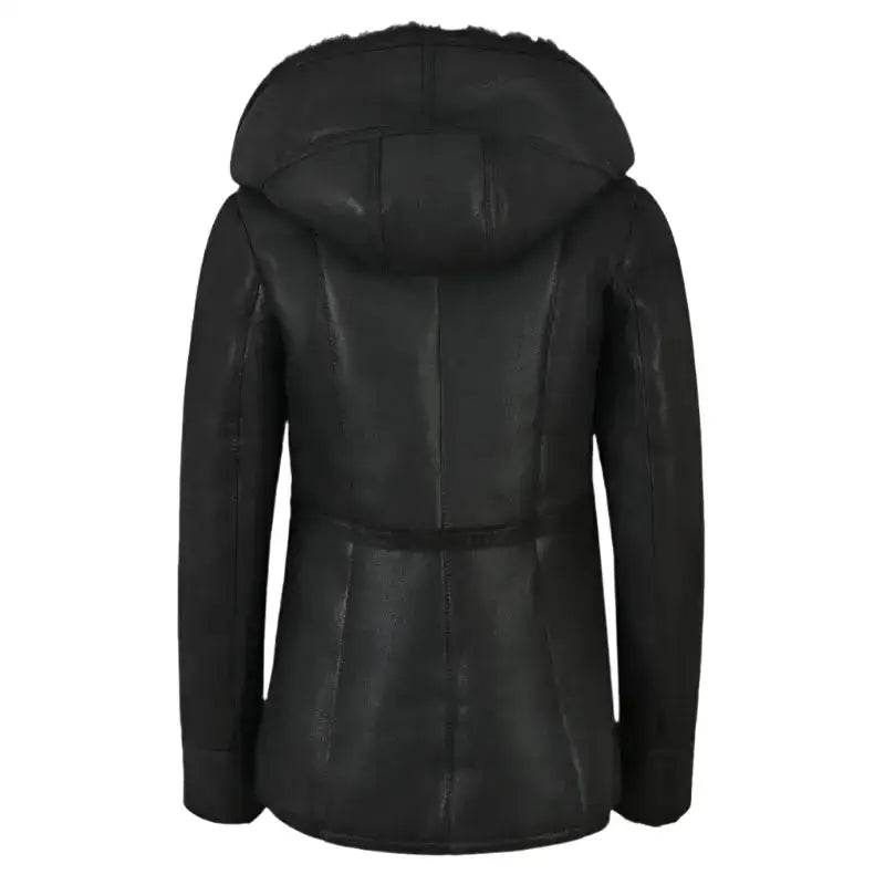 Women’s Grey Shearling B3 Aviator Jacket
