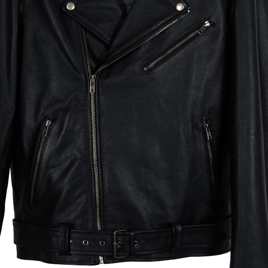 Reaper Skull Graphic Biker Jacket