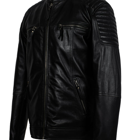 Panthera Luxe Pearl Leather Jacket