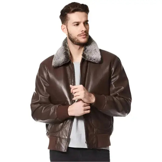 Men’s Air Force Aviator Leather Jacket