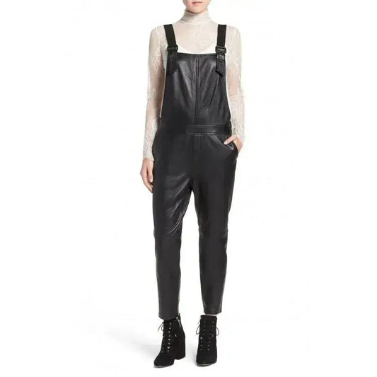 Lambskin Leather Romper