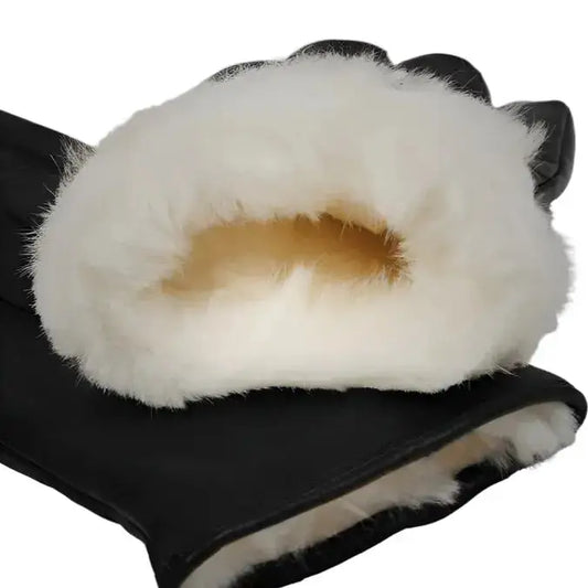 Men’s Black Lambskin Leather Gloves