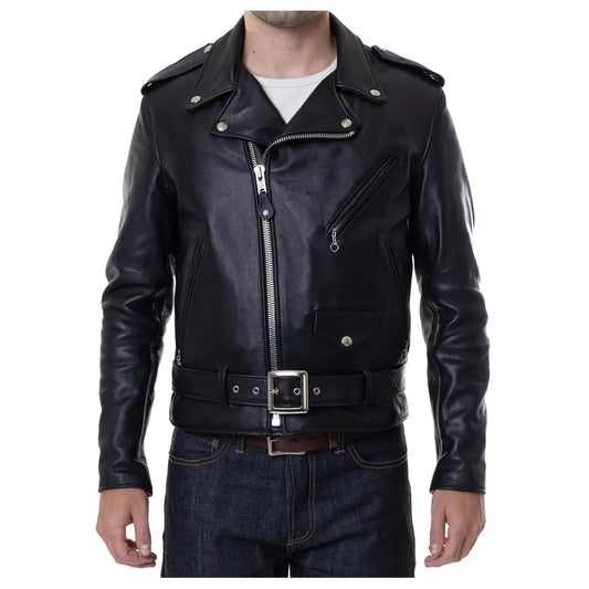 Men’s Retro Motorcycle Leather Jacket