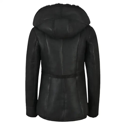 Women’s Grey Shearling B3 Aviator Jacket